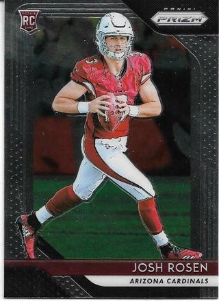 2018 PRIZM JOSH ROSEN ROOKIE CARD