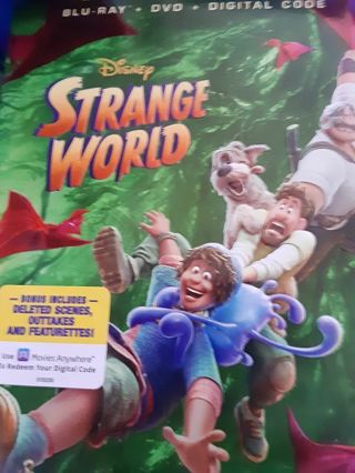 Disney's strange world Blu ray digital