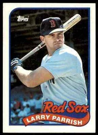 Larry Parrish 1989 Topps Boston Red Sox