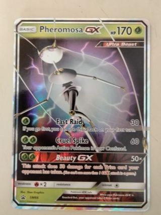 Pheromosa gx sm66 rare holo promo NM Pokemon
