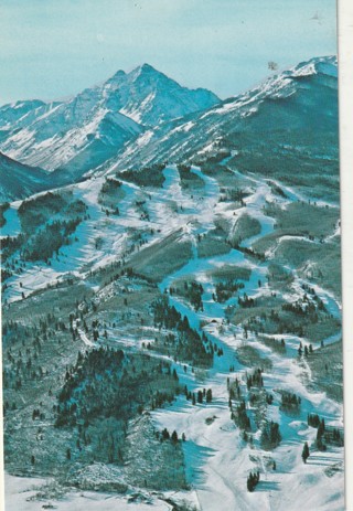 Vintage Unused Postcard: (gin3): Buttermilk Mountain Ski Area, Aspen, CO