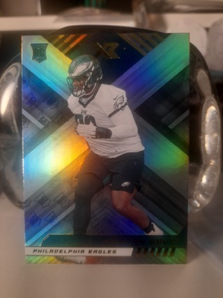 ROOKIE Jordan Davis Panini XR Philadelphia Eagles