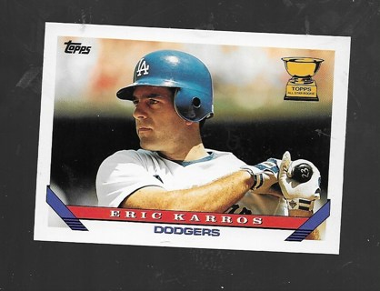 1993 TOPPS ERIC KARROS #11 (ROOKIE OF THE YEAR