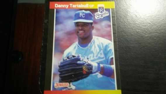 1989 DONRUSS DANNY TARTABULL KANSAS CITY ROYALS BASEBALL CARD# 61