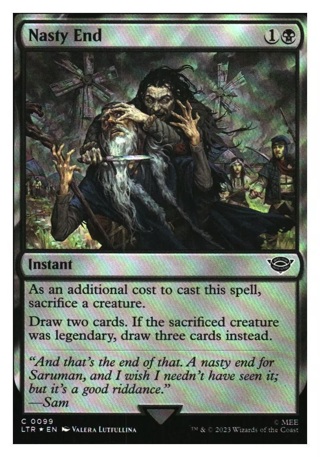 Nasty End (Foil) Lord of the Rings MTG