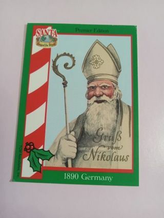 Santa Around The World Card