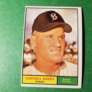  1961 - TOPPS BASEBALL CARD NO. 257 - CARROLL HARDY - RED SOX