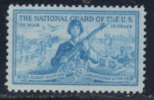 United States:  1953, National Guardsman, MNH-OG, Scott # 1077 - US-5330e