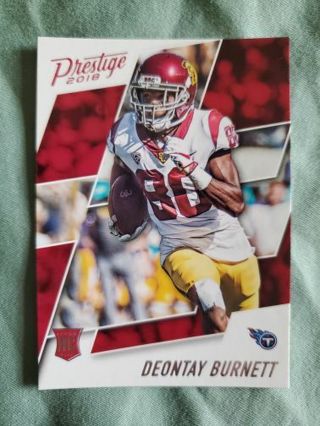 2018 Panini Prestige Rookie Deontay Burnett