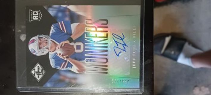 2013 Jeff Tuel Autograph Rookie Card #299