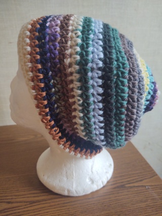 Hand Crocheted Slouch Hat 