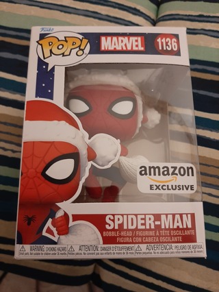 Funko Pop! Spider-Man with a Santa Hat 1136