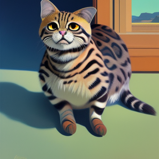 Listia Digital Collectible: Spotted Cat