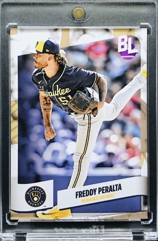 Freddy Peralta - 2024 Topps Big League #37 - Milwaukee Brewers [AA168]