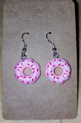 5 Pair Donut Earrings