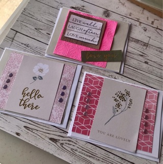 3 Kits for Cards with Envelopes, Free Mail