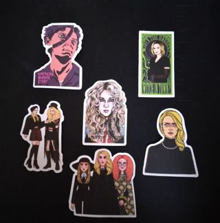 6 - AMERICAN HORROR STORY, Stickers "COVEN"