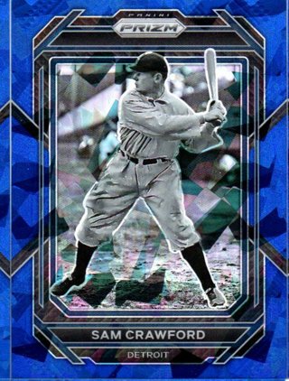 2023 Panini Prizm Sam Crawford Blue Ice