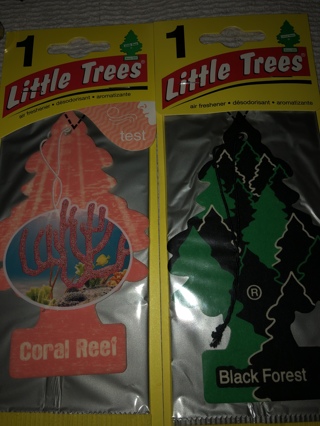 TWO Little Trees Air Fresheners