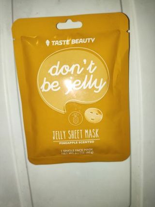 Taste Beauty Don't Be Jelly Face Mask (pineapple scented)