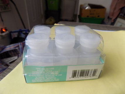 Pack of 6 NIP Wedding Bubbles bottles for favors