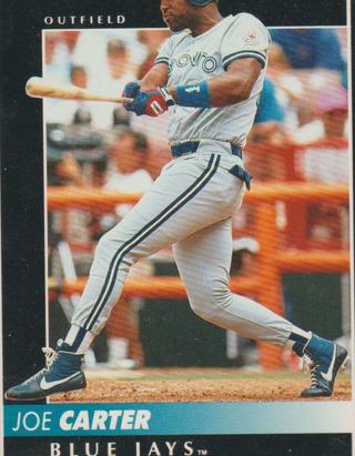 1992 Pinnacle Joe Carter #148 Toronto Blue Jays Baseball Card 