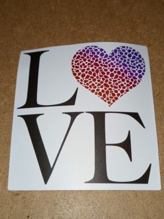 Cool nice big vinyl sticker no refunds regular mail only Very nice quality!