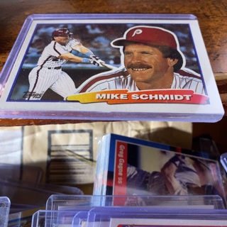 1988 topps big Mike Schmidt baseball card 