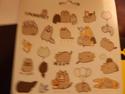 Colorful & Fun Variety of "PUSHEEN the Cat"  stickers!!