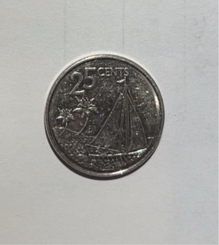 2015 BAHAMIAN  $.25 COIN 