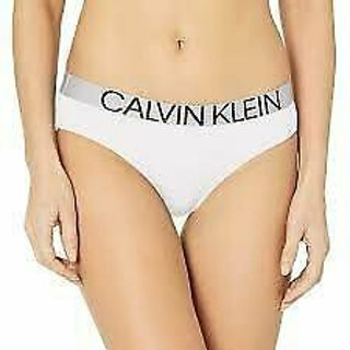 RARE Calvin Klein Statement 1981 Cotton Bikini White QF5492-100 Size 3X NWT $20