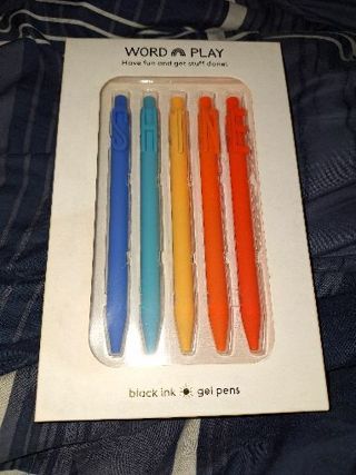 Gel pens