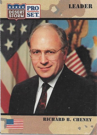 1991 Pro Set Desert Storm #80 Richard B. Cheney/Secretary of Defense, U.S.A.