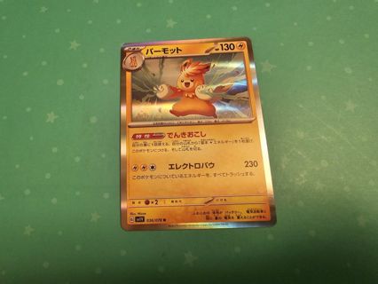 Holo Japanese Pokemon Card