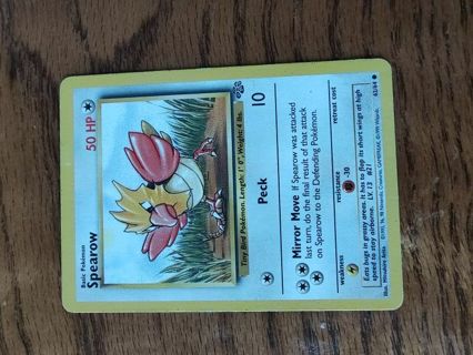 Pokemon Jungle Set Spearow 62/64 #3