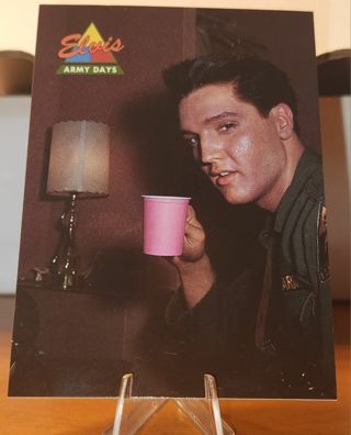 1992 The River Group Elvis Presley "Army Days" Card #65