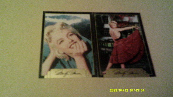 Marilyn Monroe MINT Trading cards in sleeve