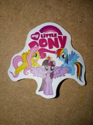 My little pony New Cute small vinyl sticker no refunds regular mail only Very nice quality!