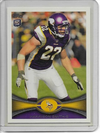 2012 Topps NFL Football Harrison Smith Rookie Card 