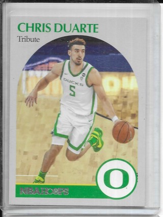 Chris Duarte 2021-22 Chronicles Draft Hoops Retro #68 Rookie Card