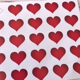 Heart Stickers Scrapbooking Crafting  , Free Mailing