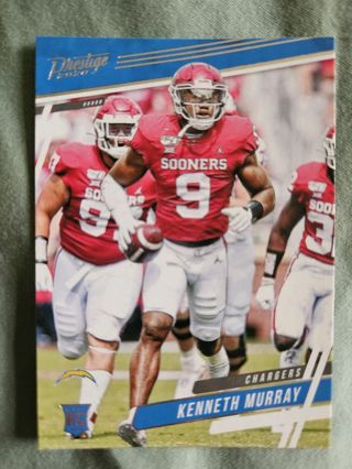 2020 Panini Prestige Rookie Kenneth Murray