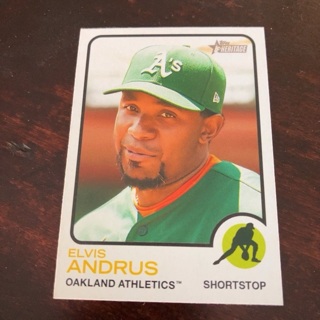 2022 Topps Heritage - [Base] #361 Elvis Andrus