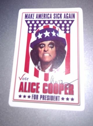 Alice Cooper America band vinyl laptop computer sticker for Xbox or Playstation