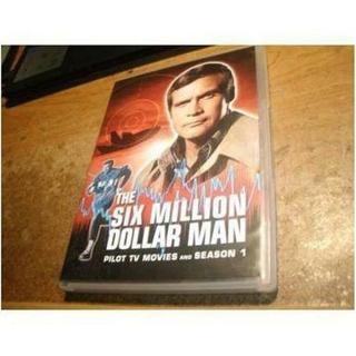 USED-6 DVD SET-THE SIX MILLION DOLLAR MAN-SEASON 1-PLUS 3 TV PILOT MOVIES-LEE MAJORS