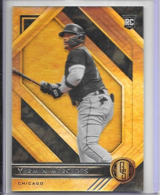 Yermin Mercedes 2021 Chronicles Gold Standard #12 Rookie Card