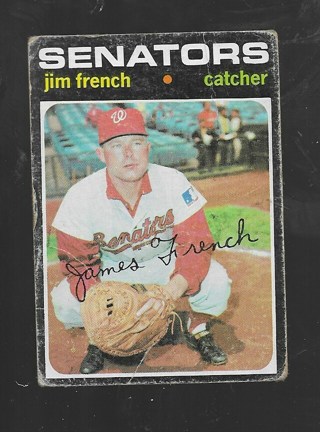 1971 TOPPS JIM FRENCH #399