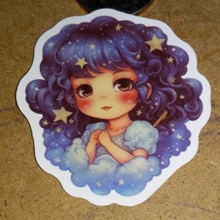 Girl really one Cute new vinyl sticker no refunds regular mail only Very nice