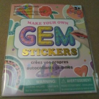 NIP Make Your Own Gem Stickers Read description before bidding