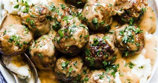 swedish meatballs recipe card